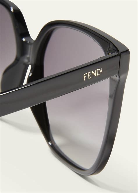 fendi monochromatic square sunglasses|fendi unisex sunglasses.